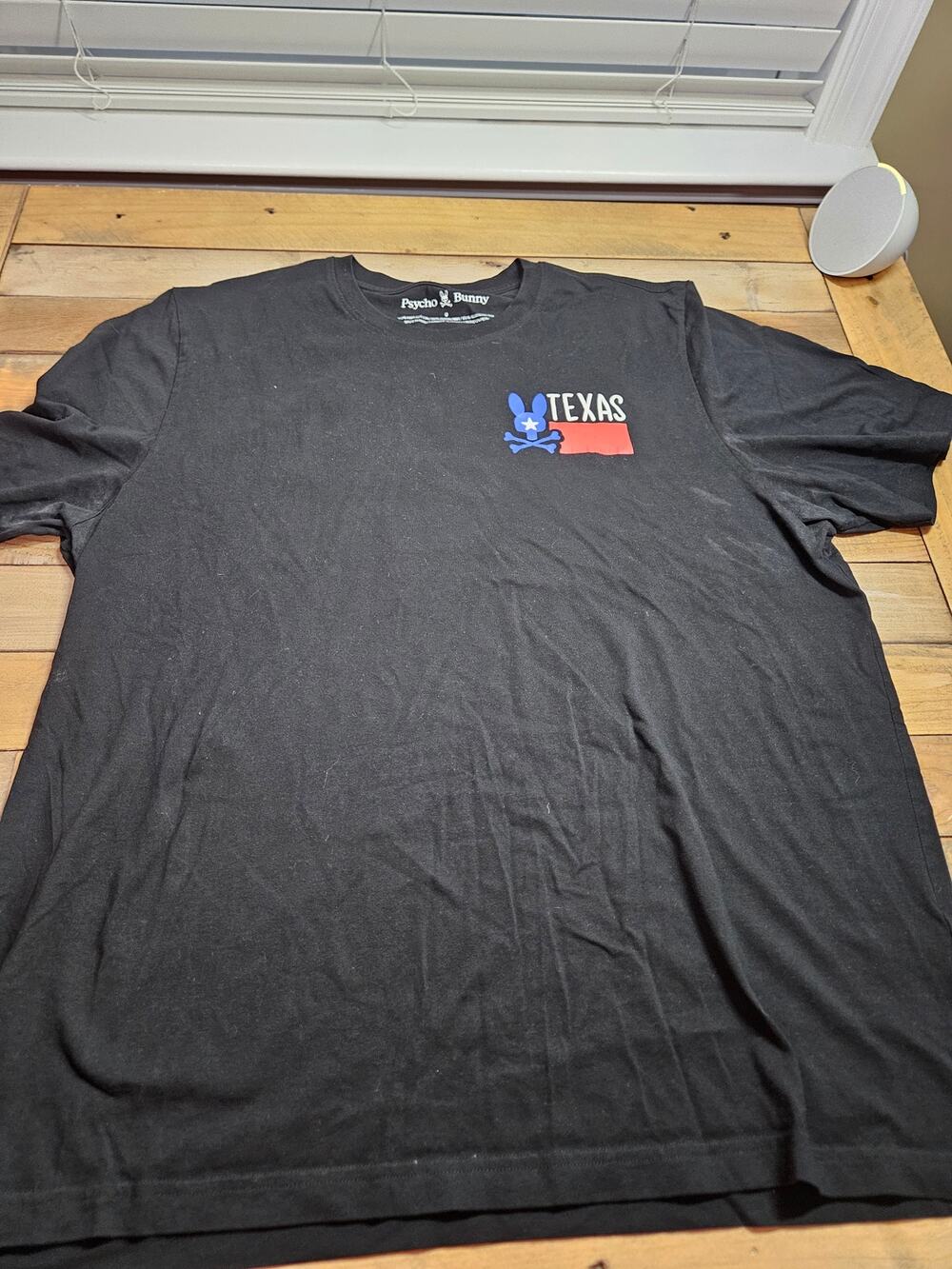 Psycho Bunny Texas T Shirt Black Size 3XL